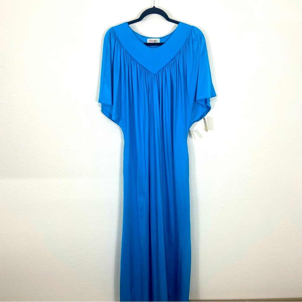Vintage Shadowline Caftan Maxi Sleepwear, Size Medium